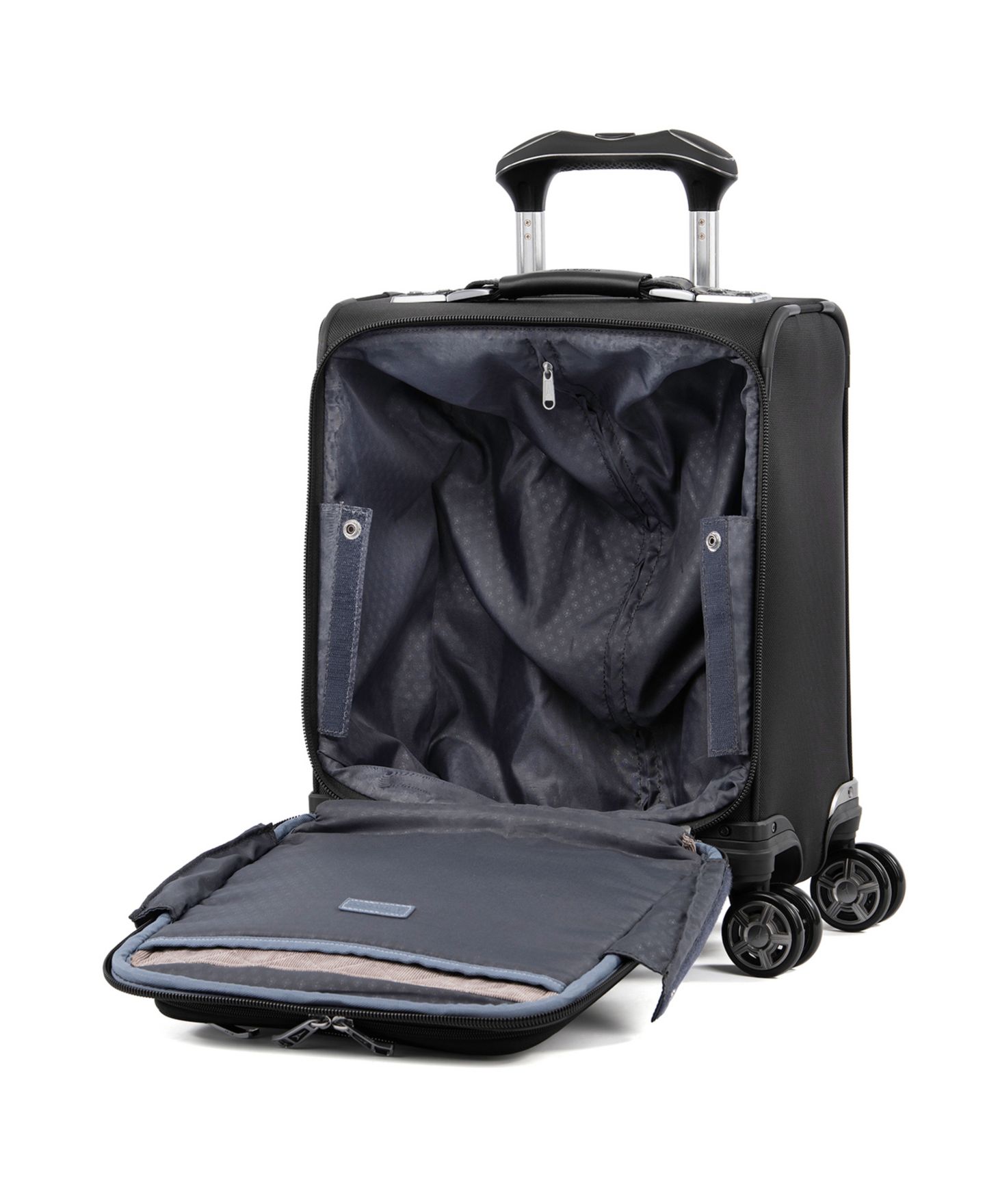 Чемодан Travelpro Platinum Elite 16" Carry-On Spinner, цвет: Теневой чёрный — фото 10
