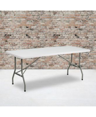 6-Foot Bi-Fold Plastic Folding Table