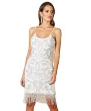 Macy's white casual dresses outlet