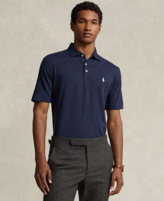 Men's Classic-Fit Cotton-Linen Polo Shirt