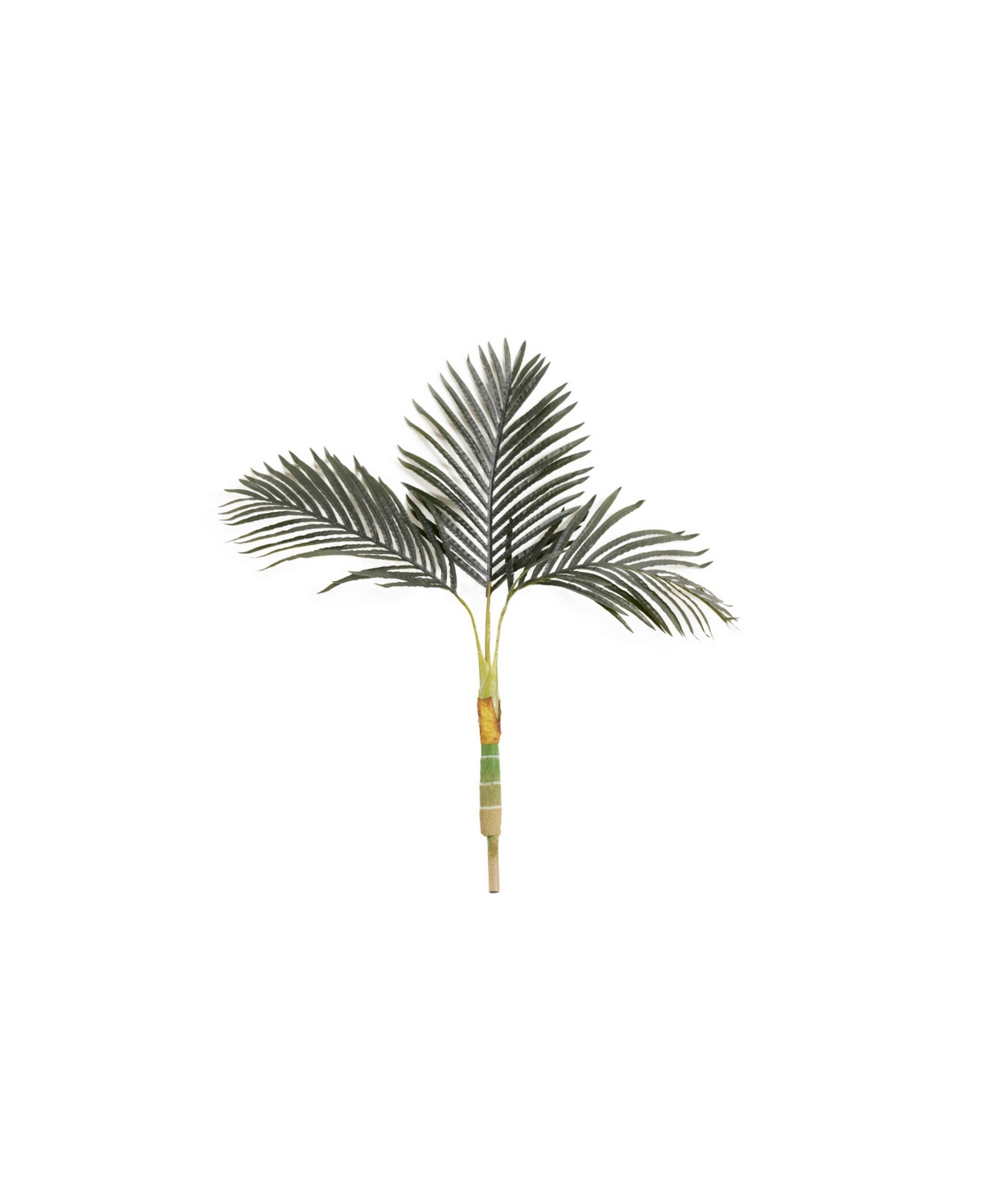 36" Artificial Cane Palm Tree No Pot - Green