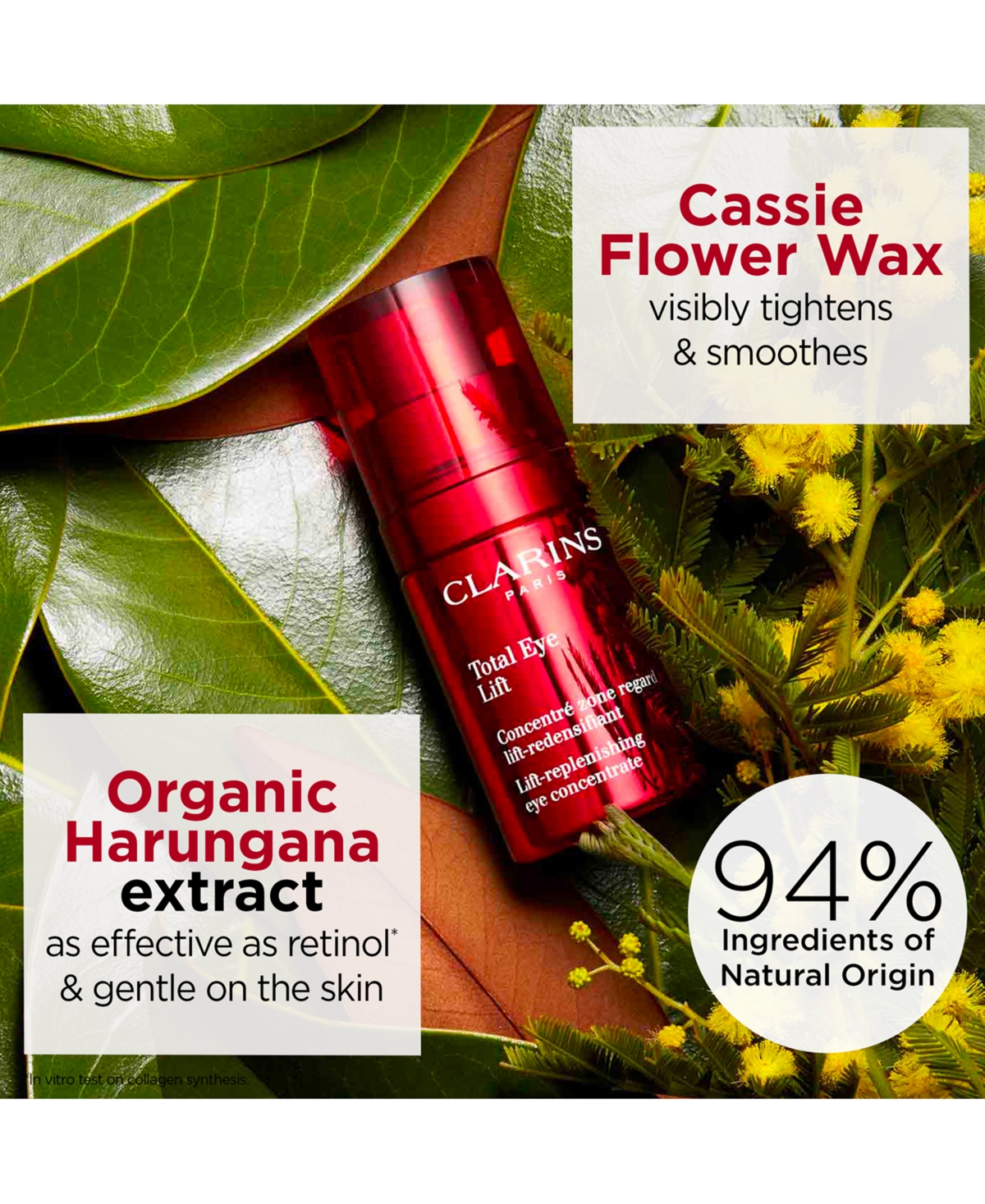 Clarins Total Eye Lift Firming & Smoothing Eye Cream, oz