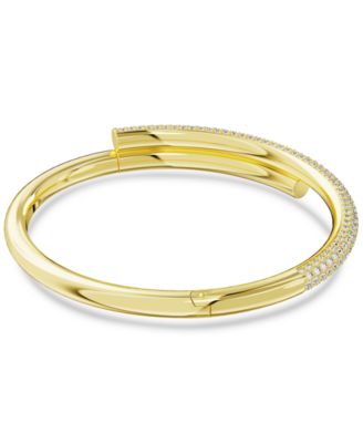 Pav&eacute; Crossover Bangle Bracelet