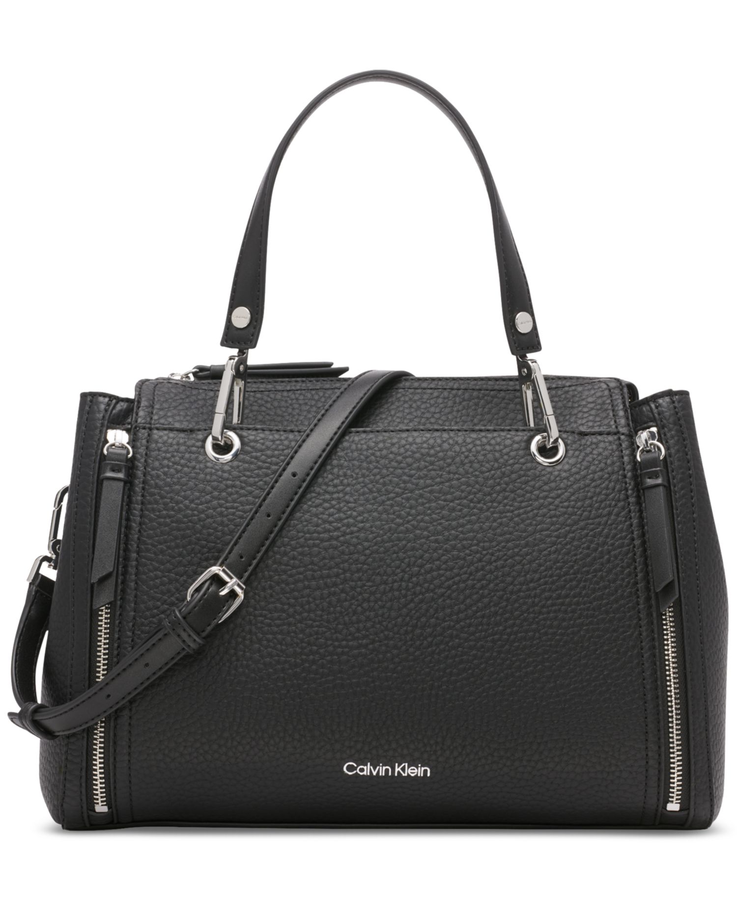Garnet Triple Compartment Medium Satchel Bag