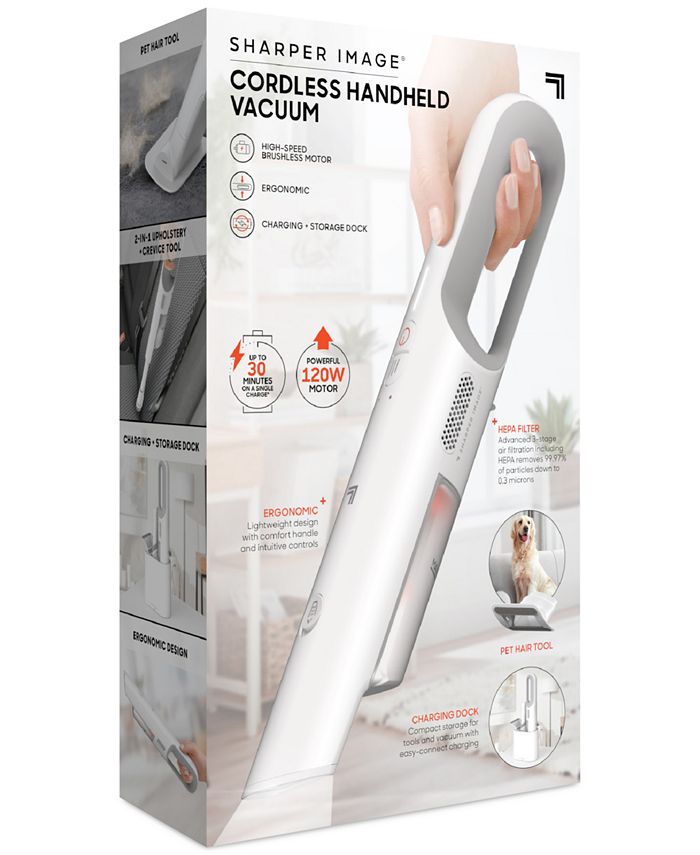 Sharper Image Compact Cordless Handheld Vacuum Macy's