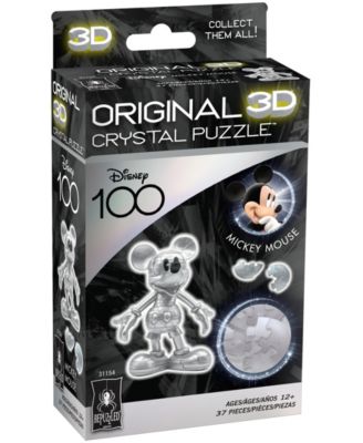 3D Crystal Puzzle - Disney 100 Platinum Edition - Mickey Mouse, 37 Pieces