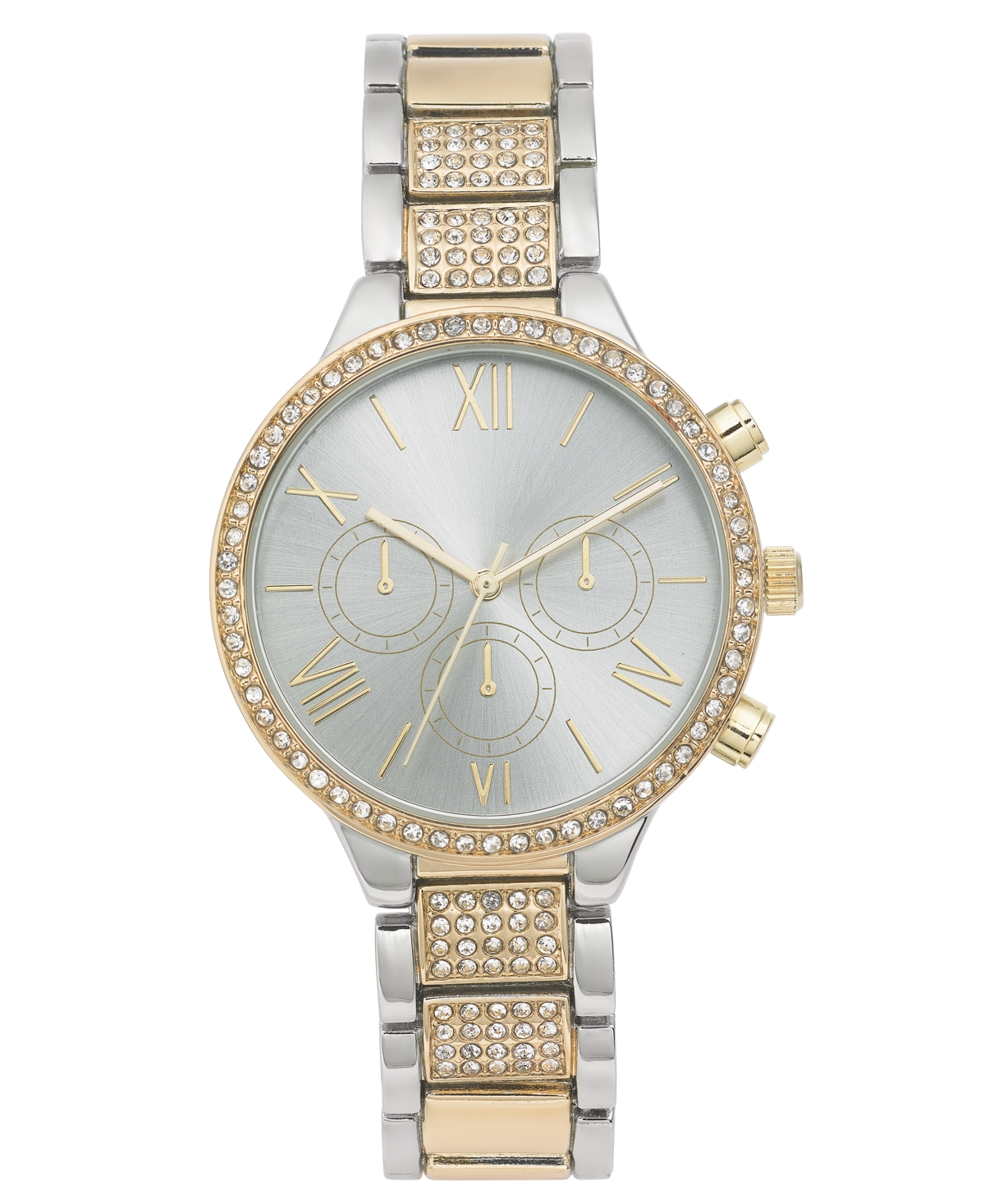 Inc International Concepts Women's Two-tone Bracelet Watch 37mm, Created For Macy's In Two Tone