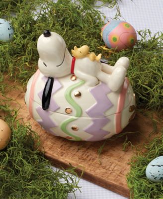 Peanuts Snoopy & Woodstock Covered Candy Dish