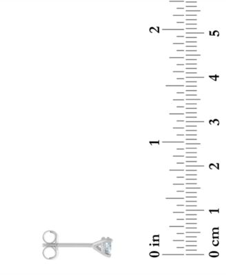 Certified Near Colorless Diamond Stud Earrings (1/3 ct. t.w.) in 18k White or Yellow Gold