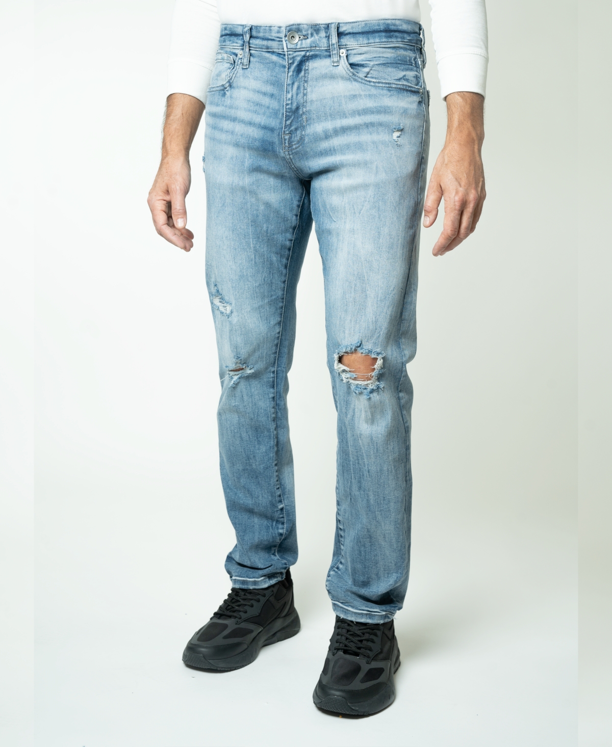 Men's Slim Fit Stretch Jeans - Blue