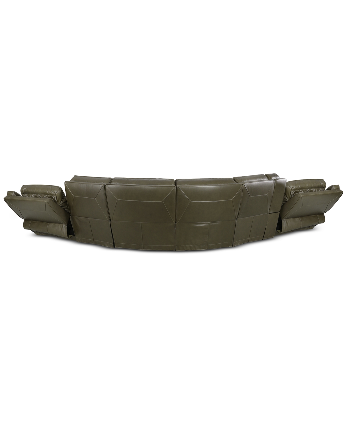 Hansley 6-Pc Zero Gravity Leather Sectional with 2 Power Recliners, Created for Macy's
