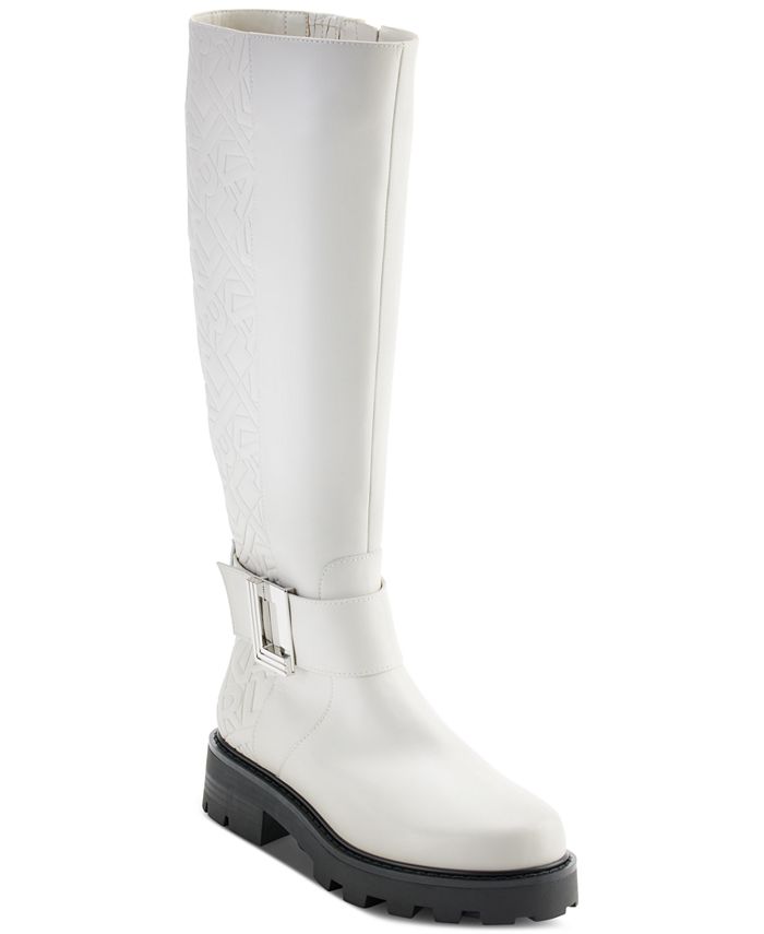 Karl lagerfeld top knee high boots