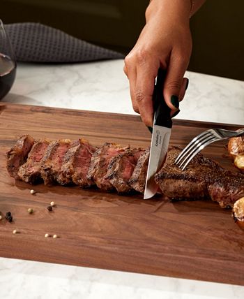 Calphalon Premier Steak Knives, Carbon Steel Steak Knife Set, 8 Pieces