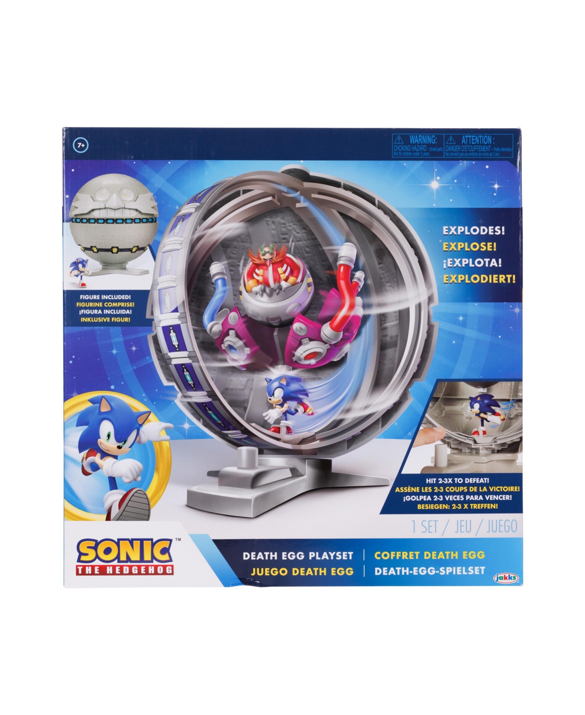 Sonic Kids' 2.5" Death Egg Playset With  In Multi-color