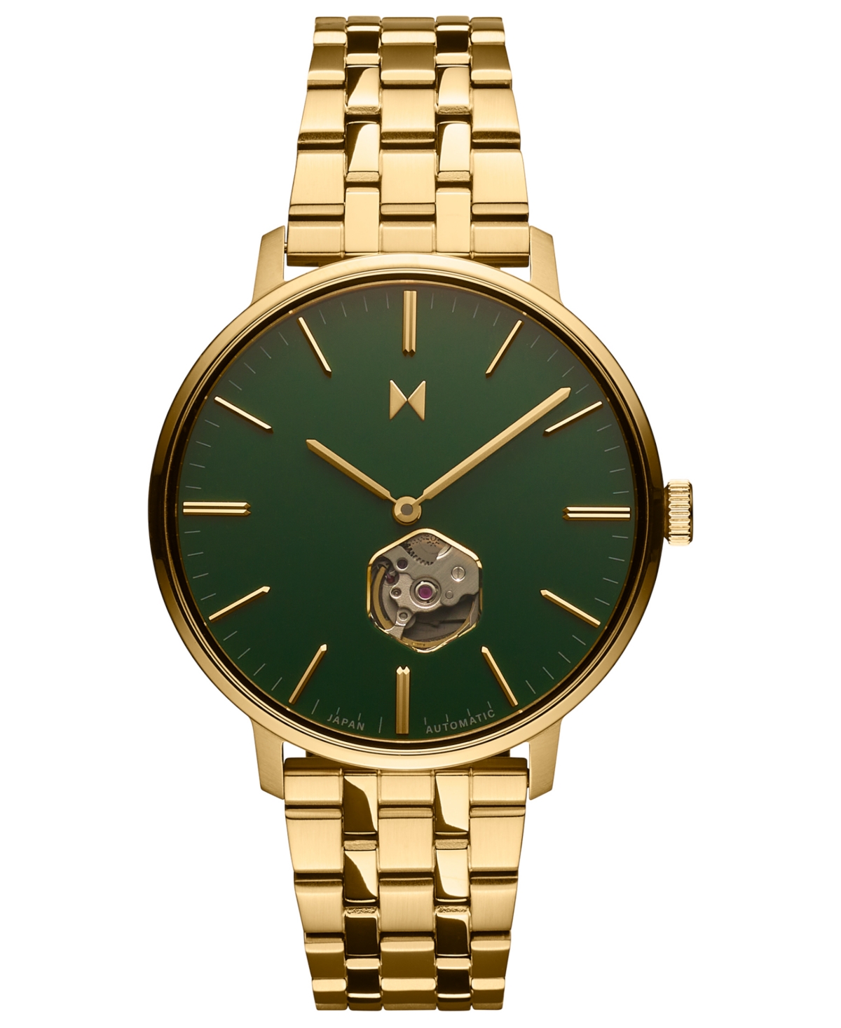 Men's Legacy Slim Automatic Gold-Tone Stainless Steel Watch 42mm - Gold