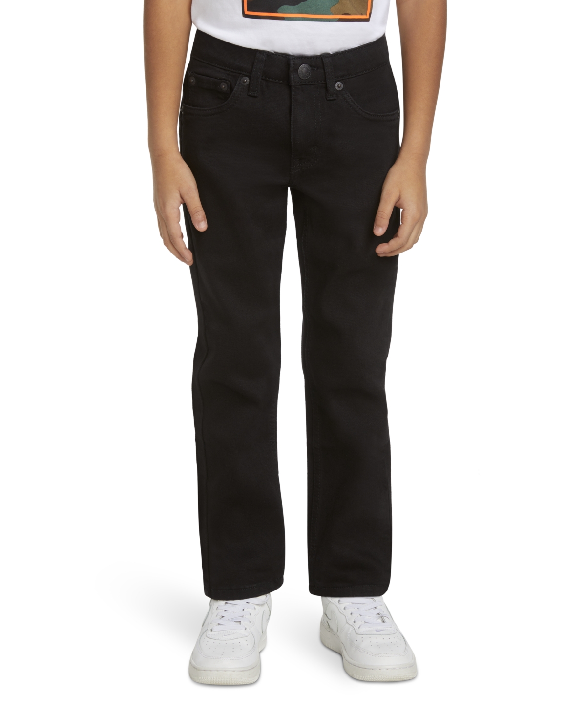Levi's Kids' Little Boys 511 Slim Fit Stretch Performance Jeans In Black Stretch