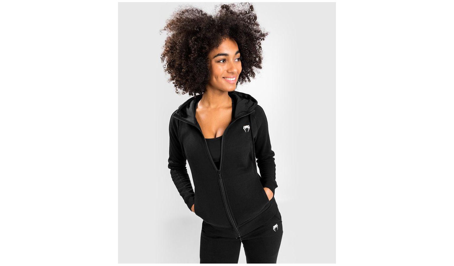 Women's Essential Hoodie - Black - XS