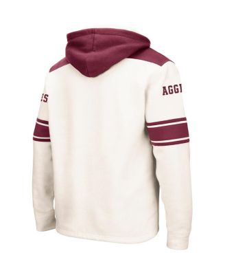 Men's Cream Texas A&M Aggies 2.0 Lace-Up Hoodie