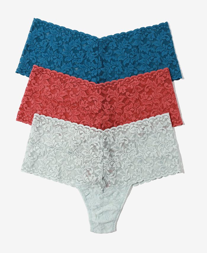 Hanky Panky Women's Holiday 3 Pack Retro Thong Underwear Macy's