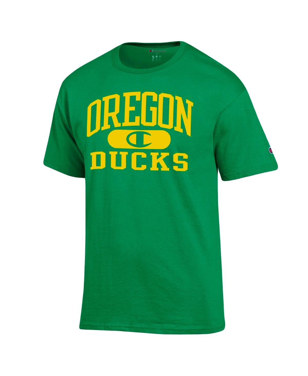 Shop Champion Men's  Green Oregon Ducks Arch Pill T-shirt