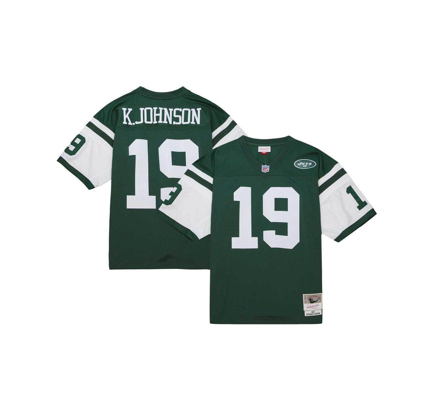 Men's Keyshawn Johnson Green New York Jets 1998 Legacy Replica Jersey
