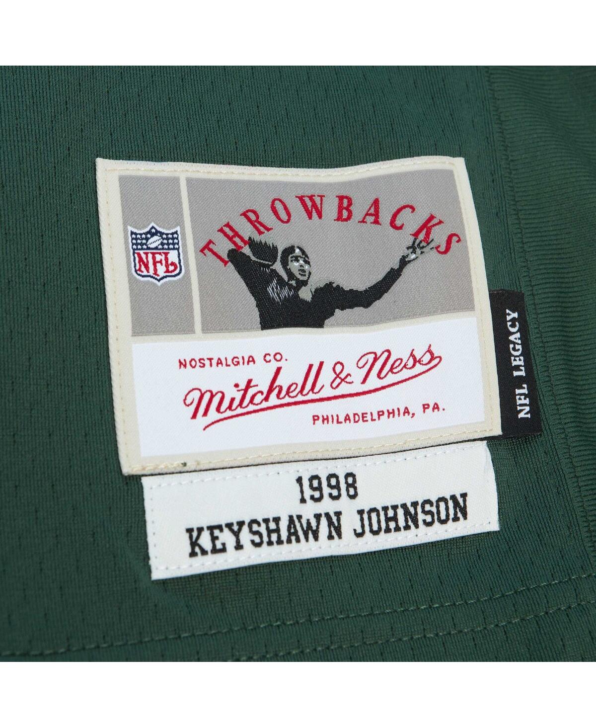 Men's Mitchell & Ness Keyshawn JohnsonNew York Jets 1998 Legacy Replica Jersey - Green
