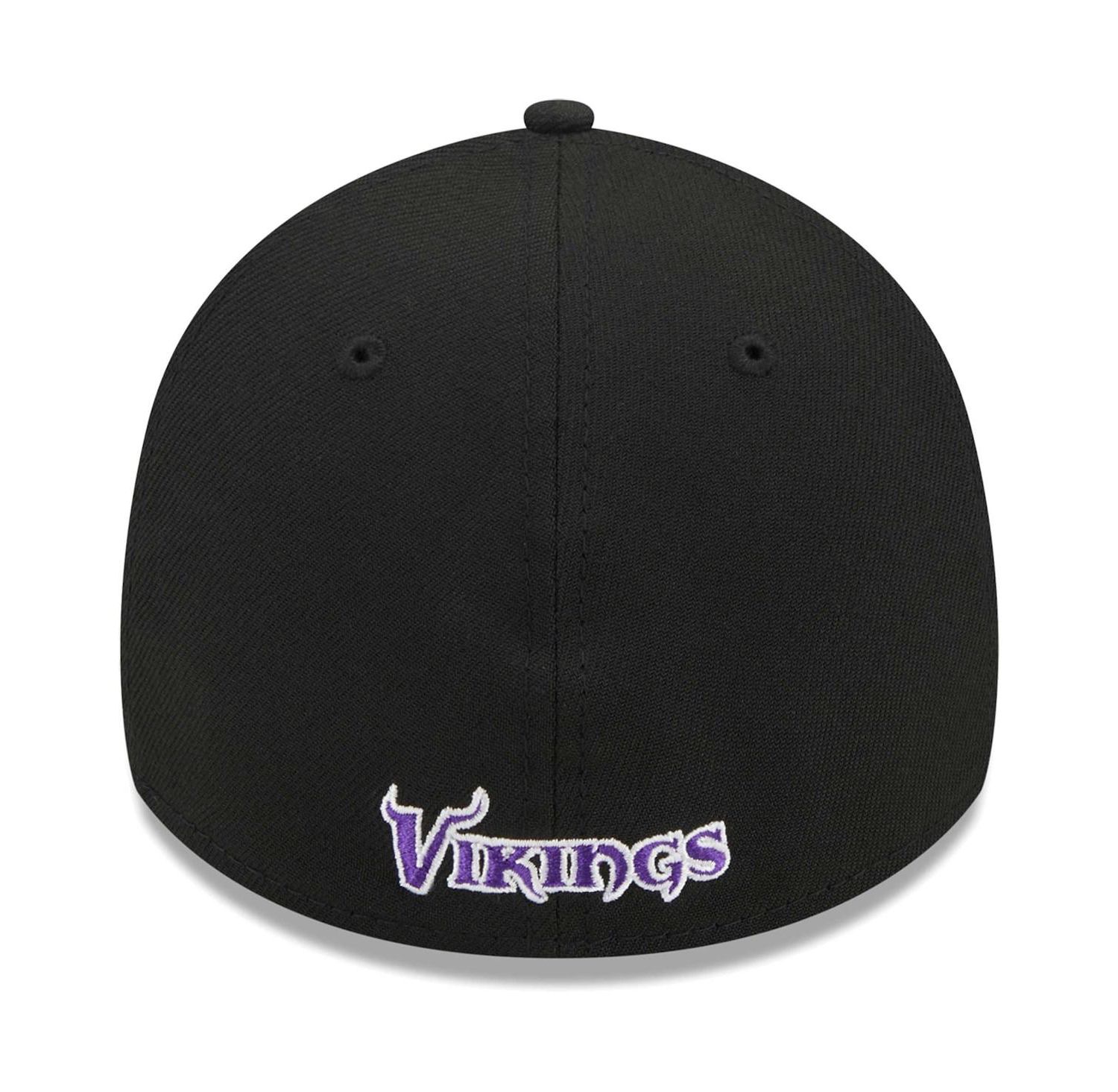 Men's Black Minnesota Vikings Main 39THIRTY Flex Hat