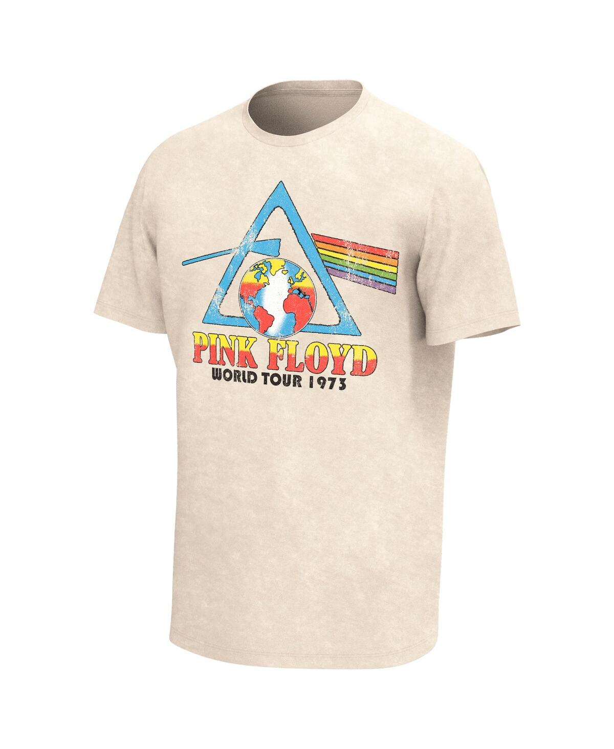 Shop Philcos Men's Tan Pink Distressed Floyd World Tour 1973 Washed Graphic T-shirt