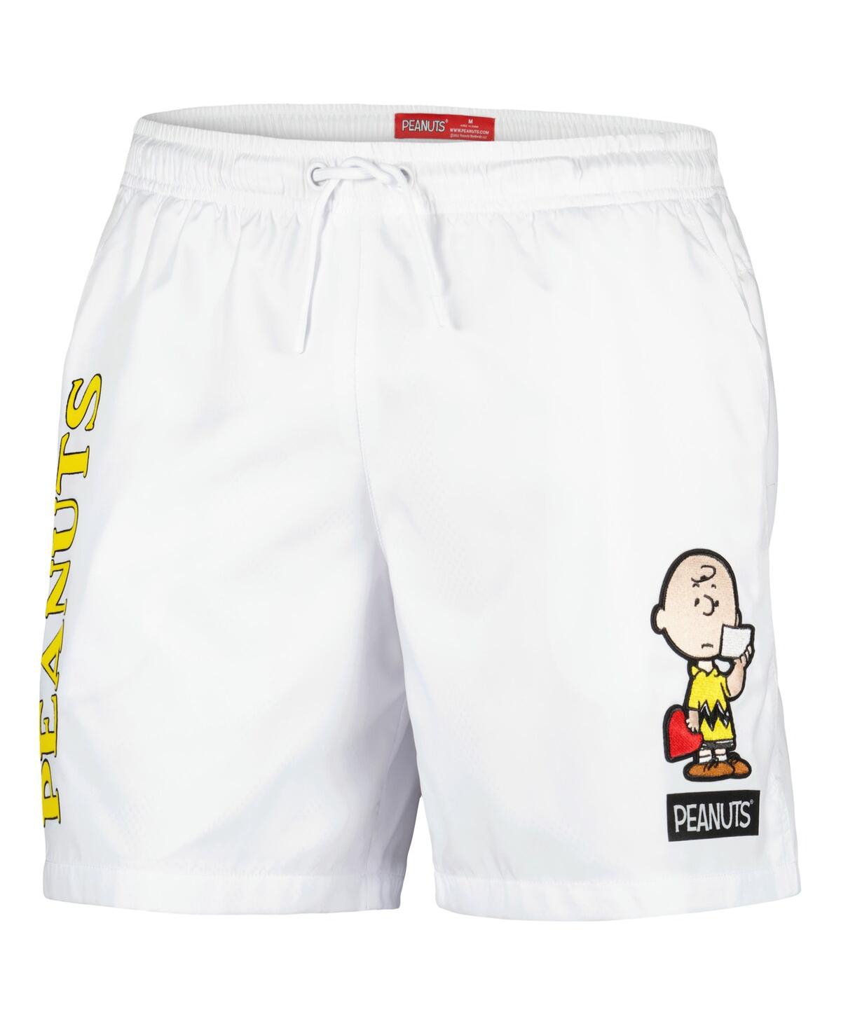 Shop Freeze Max Men's  White Peanuts Shorts