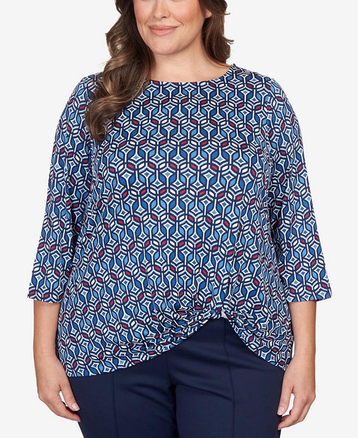 Ruby Rd. Collared Plus Size Tops - Macy's