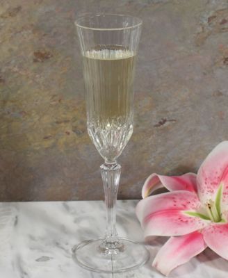 Rcr Adagio Crystal Champagne Glass Set of 6