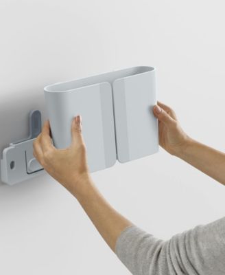 Cleanstore Wall-Mounted Broom with Dust-Shield Storage