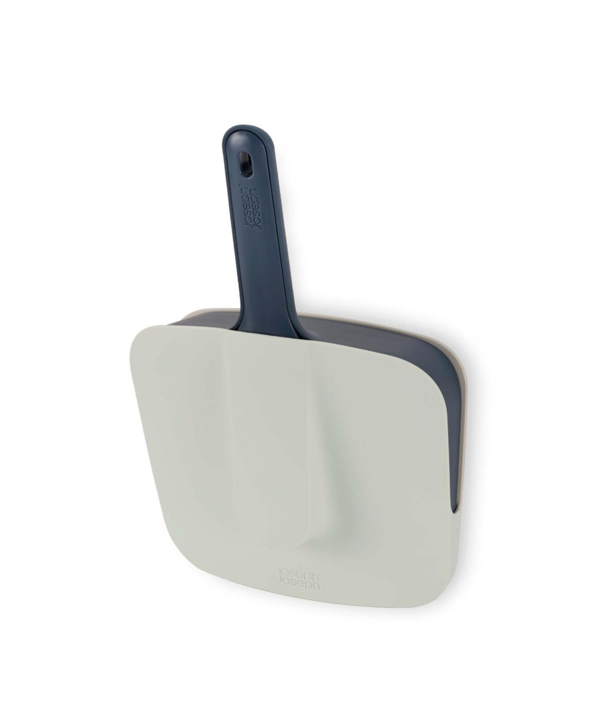 Joseph Joseph Cleanstore Wall-mounted Dustpan Brush With Dust-shield Storage In Blue
