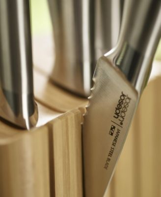 Elevate Steel Knives Bamboo 5-Piece Knife Block Set