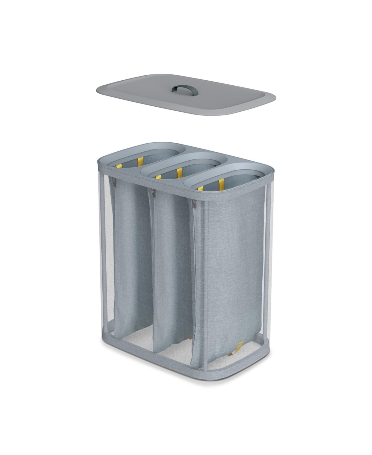 Joseph Joseph Tota Trio 90-litre Easy-empty Laundry Separation Basket In Gray