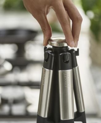 Elevate Silicone Carousel 5-Piece Utensil Set with Rotating Storage Stand