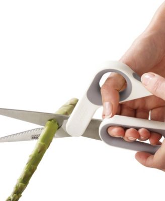 Elevate Fusion 5-Piece Knife, Cleaver and Scissor Set with Beechwood Block