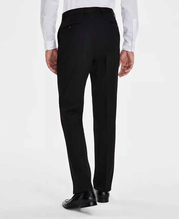 Men's Classic-Fit Solid Suit Pants - thumbnail 3