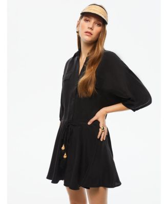 Women's Tasseled Shirt Dress