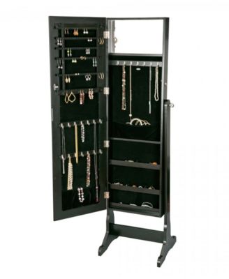 Victoria Mirrored Jewelry Armoire in Finish