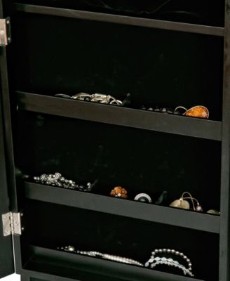 Victoria Mirrored Jewelry Armoire in Finish