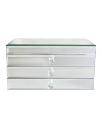 Maxine Mirror Glass Jewelry Box