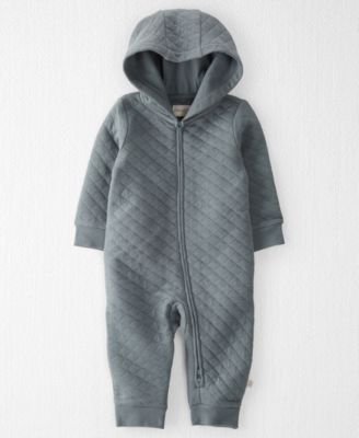Carter's - Baby Quilted Double Knit Hooded Jumpsuit
