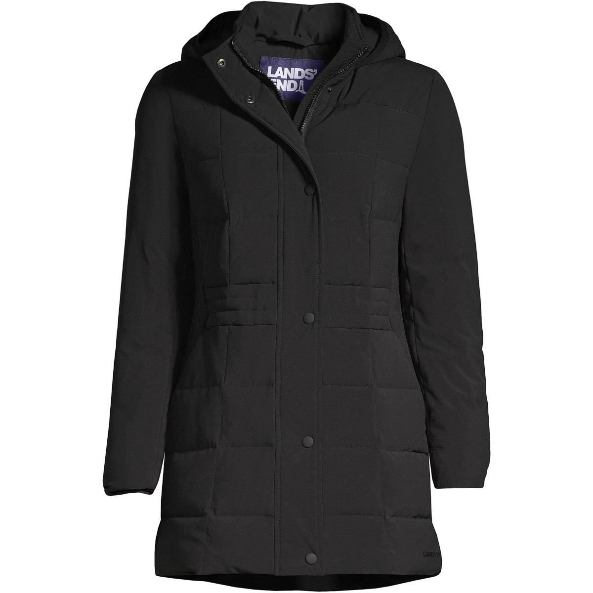 Lands' End Women's Petite Quilted Stretch Down Coat