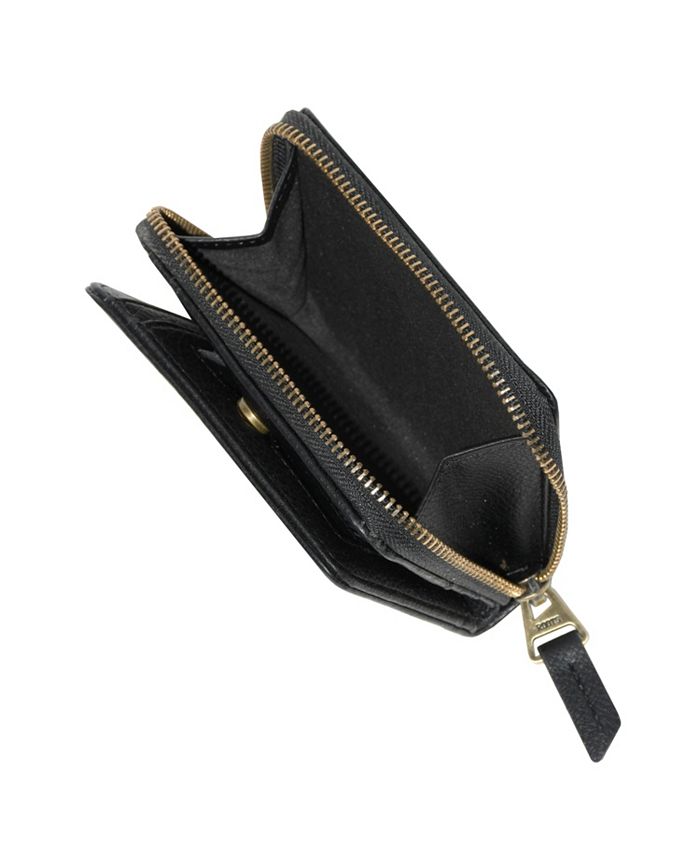 ROOTS Ladies Compact Zip Around Snap Wallet - Macy's