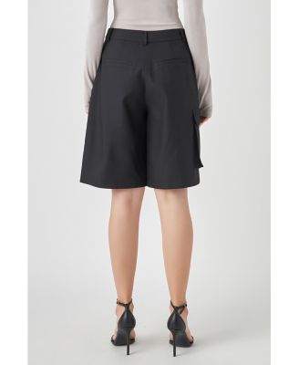 Women's Wide Cargo Shorts