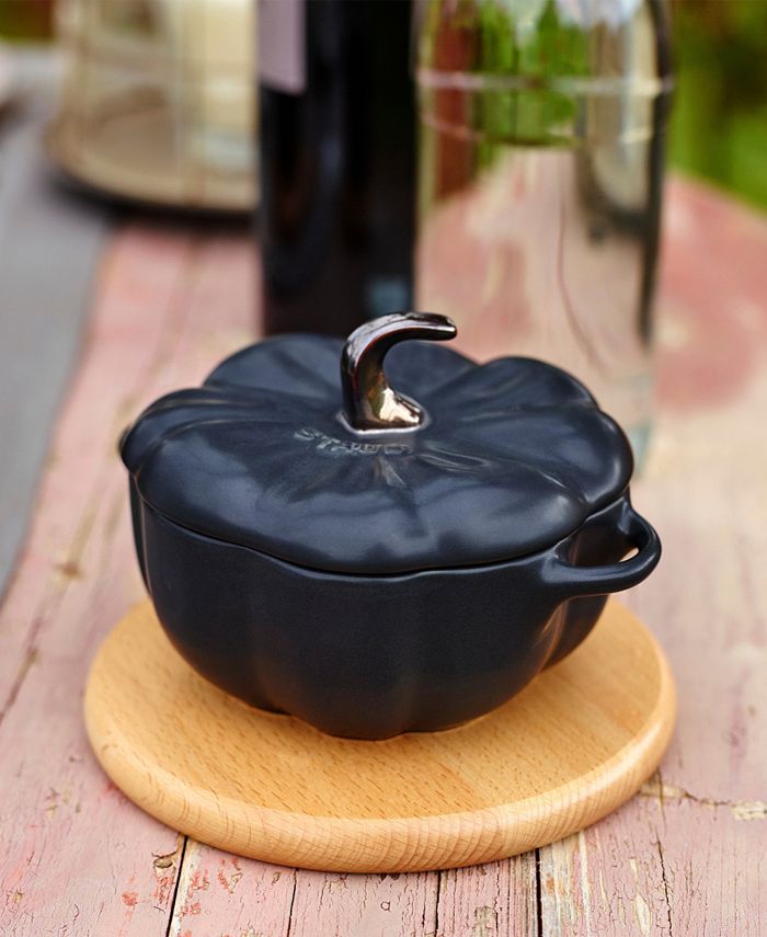 Staub Ceramic 24-Oz. Pumpkin Cocotte - Macy's