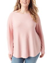 Macys plus shop size tops sale