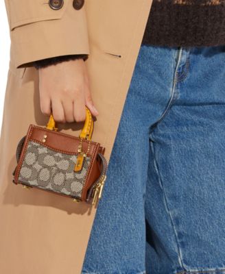COACH Signature Textile Jacquard Micro Rogue
