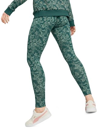 Puma Women's Essential Floral Vibes Printed Full-Length Leggings - Macy's